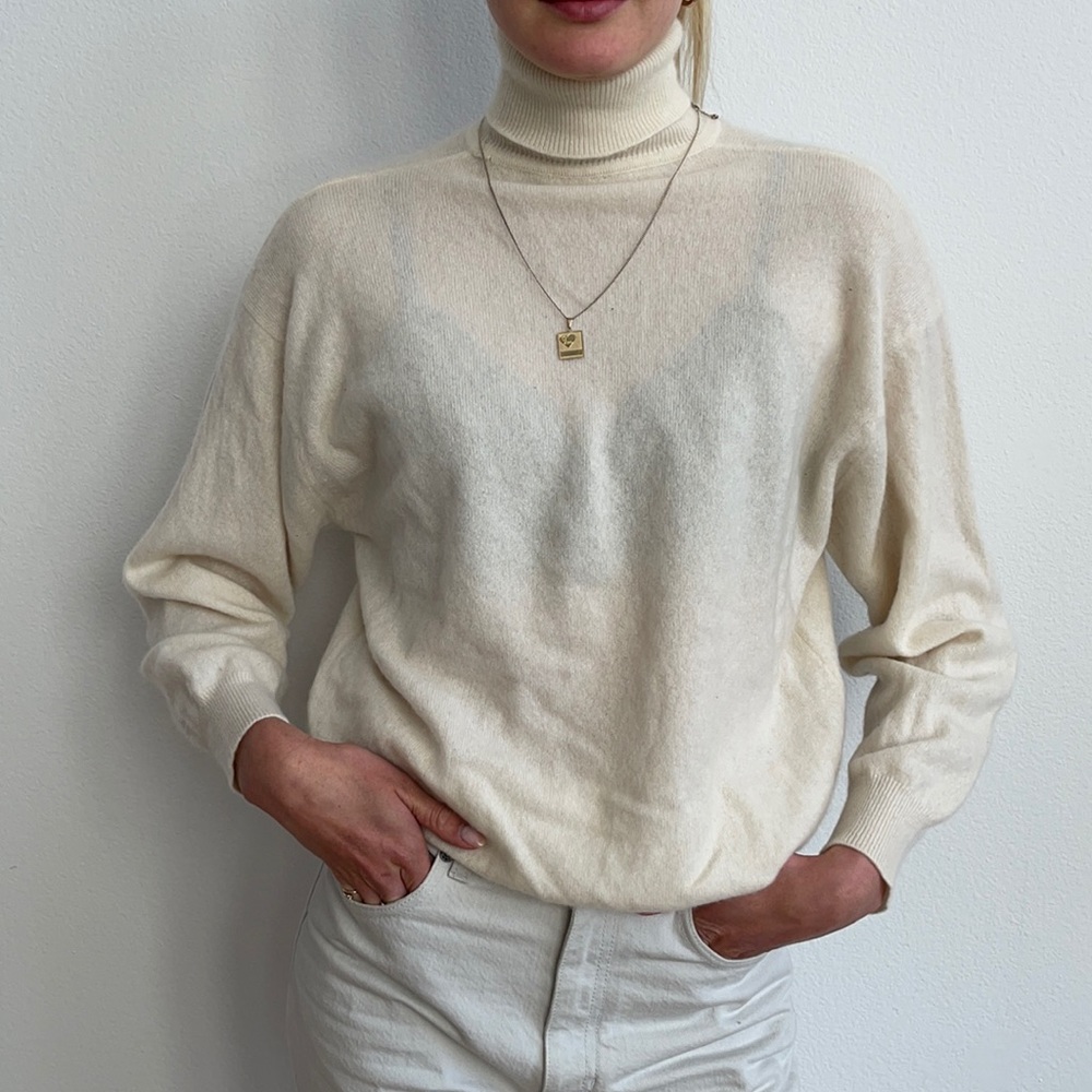 Real cashmere vintage sweater S